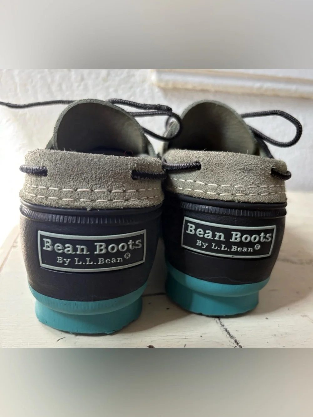 ☔️🦆L.L. Bean Classic Bean Boots Preppy Rain Waterproof Duck Shoes EUC 8.5 - Picture 5 of 15